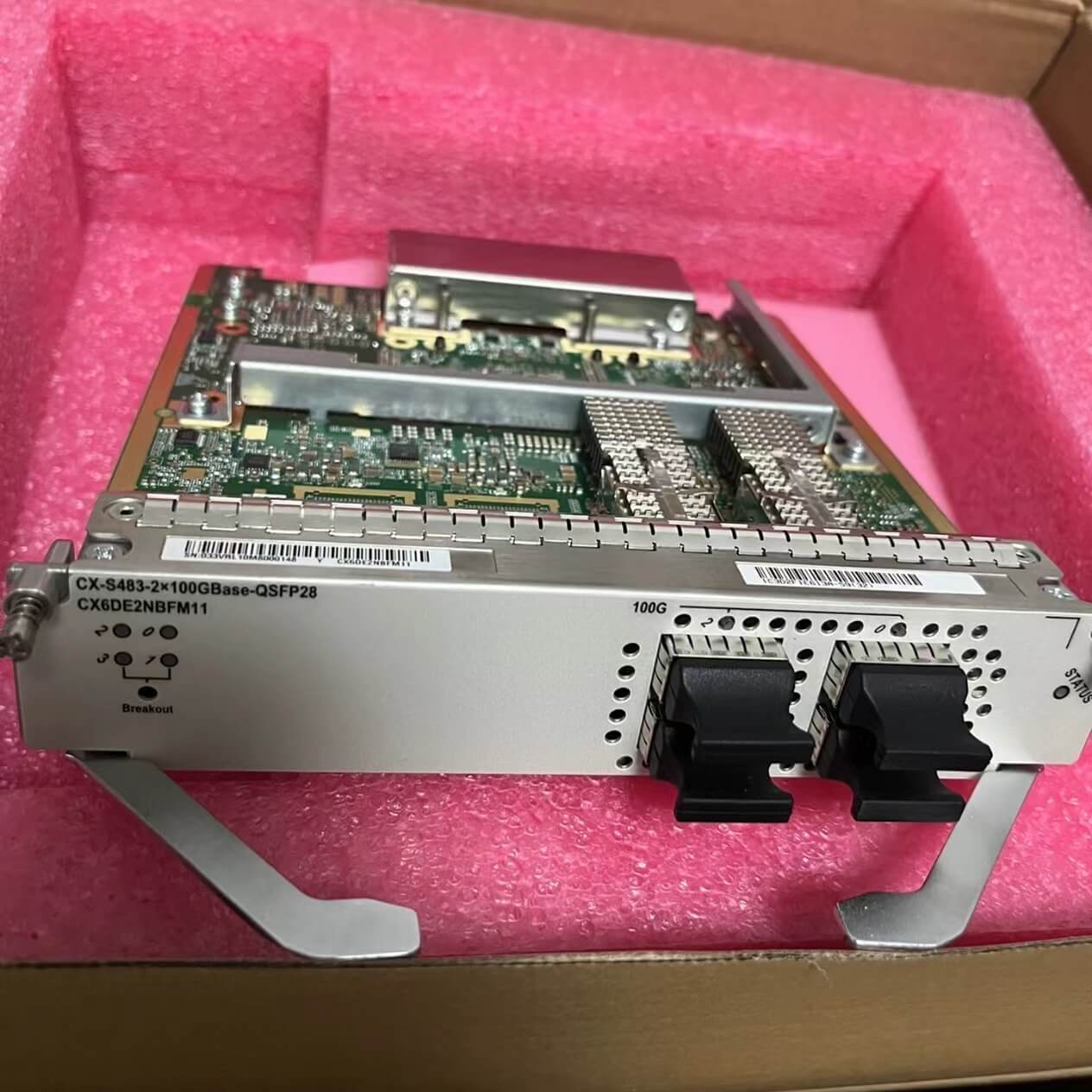 Huawei NE40E 2 Port 100G Flexible Card CX6DE2NBFM11 03033VRL