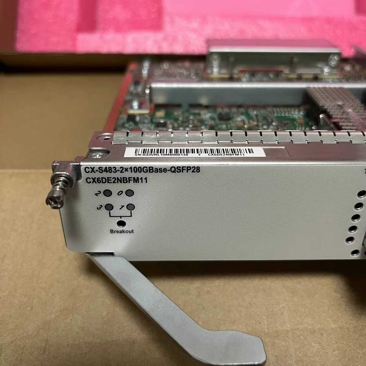 Huawei NE40E 2 Port 100G Flexible Card CX6DE2NBFM11 03033VRL